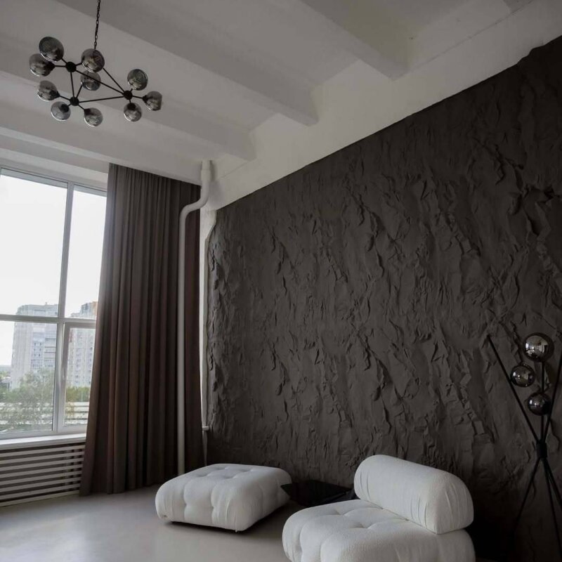 Фотостудія 2 Rooms Скала Харків — оренда зали 50 м² | фактурна стіна, природне світло, мінімалізм